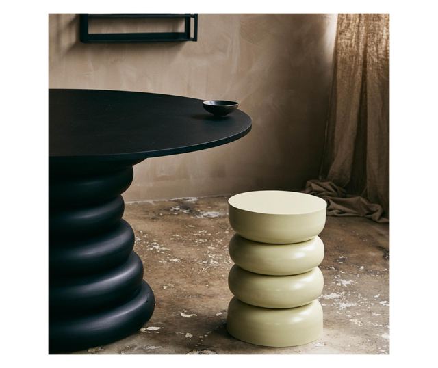 Помощна масичка Jubba, зелена, 35 см