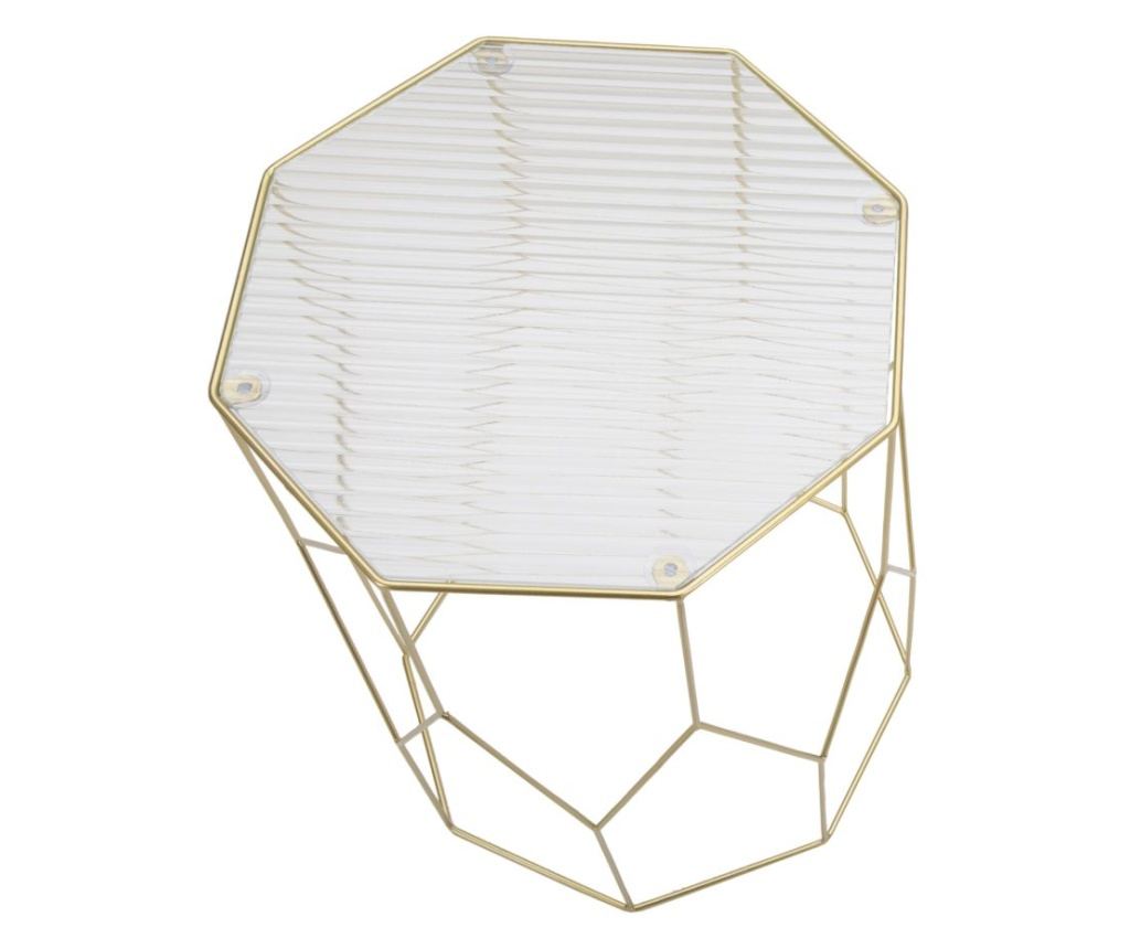 Stolić za kavu Glassy Gold 37 cm (2 kom) - 2