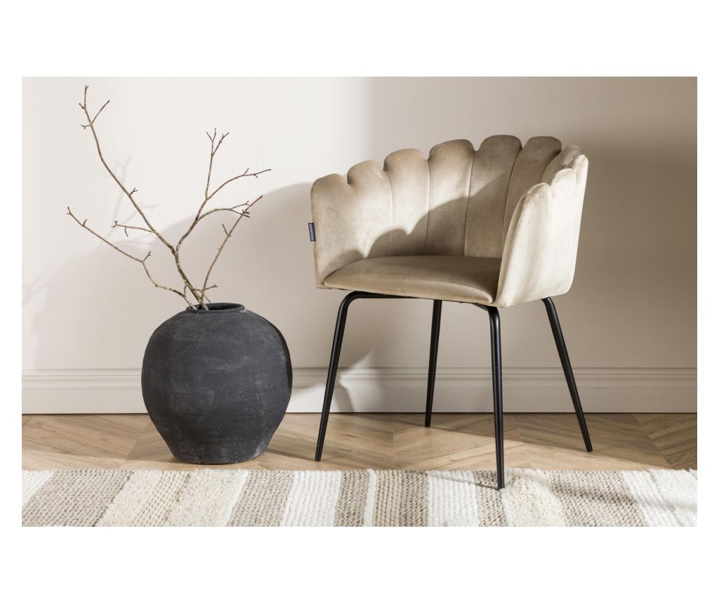Blagovaonska stolica Limhamn bež & crna 61 cm - 4