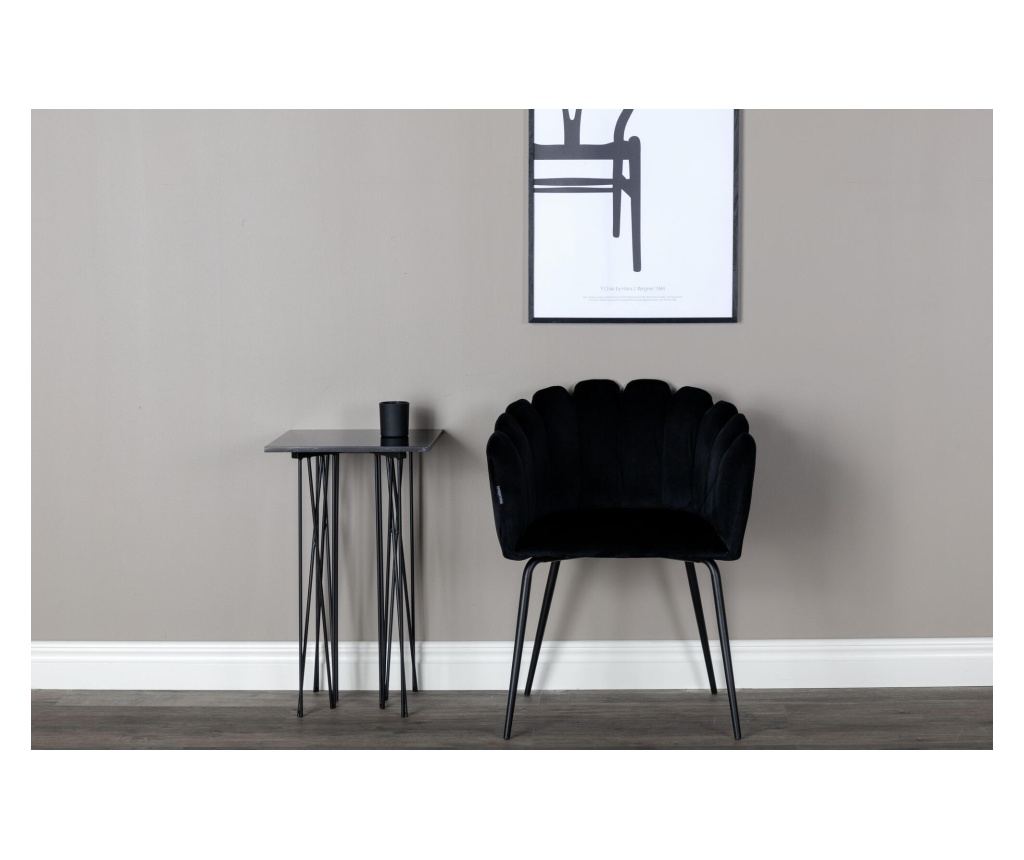 Blagovaonska stolica Limhamn crna 61 cm - 5