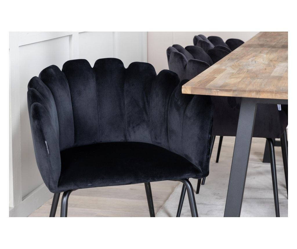 Blagovaonska stolica Limhamn crna 61 cm - 7