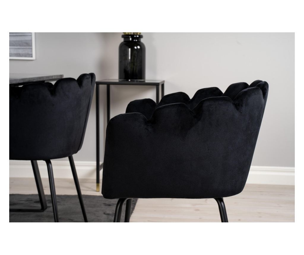 Blagovaonska stolica Limhamn crna 61 cm - 9