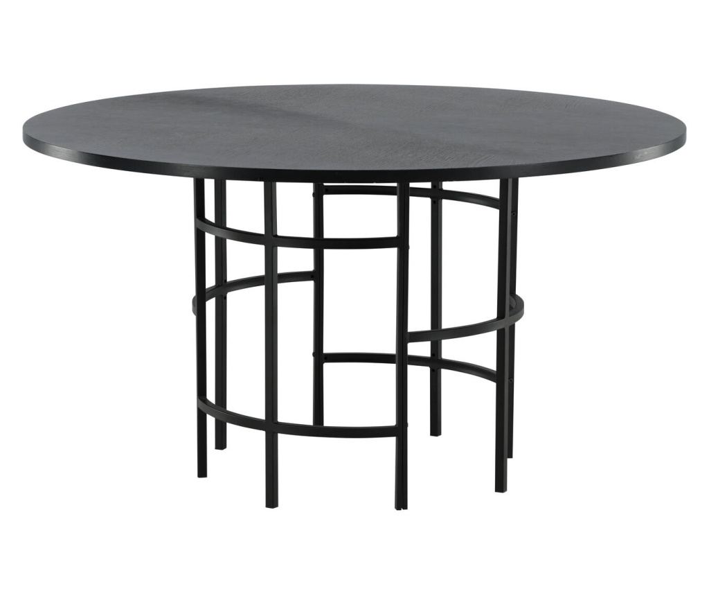 Blagovaonski stol Copenhagen crni 140 cm - 2