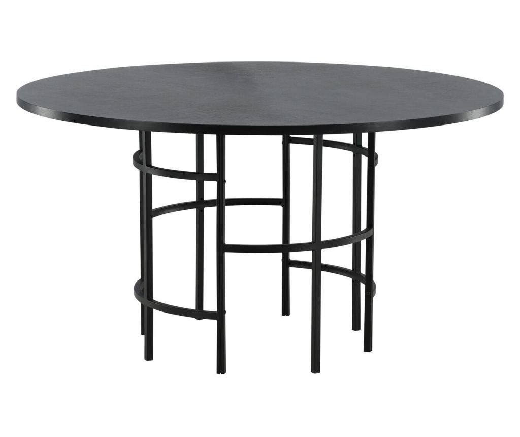 Blagovaonski stol Copenhagen crni 140 cm - 3