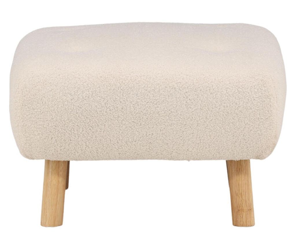 Puf Salina Bijeli & Hrast 60 cm - 2