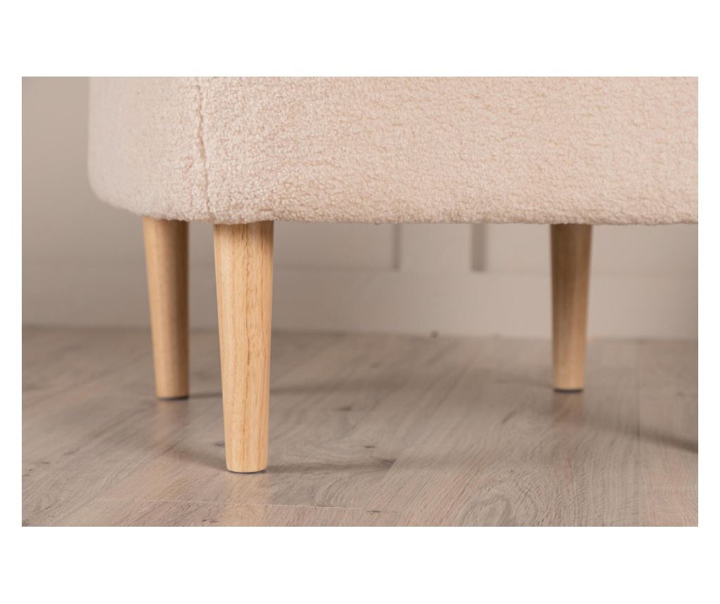 Puf Salina Bež & Hrast 60 cm - 6