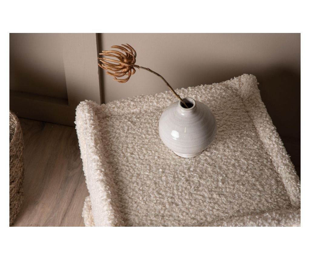 Puf Castine Krem i Bež 40 cm - 4