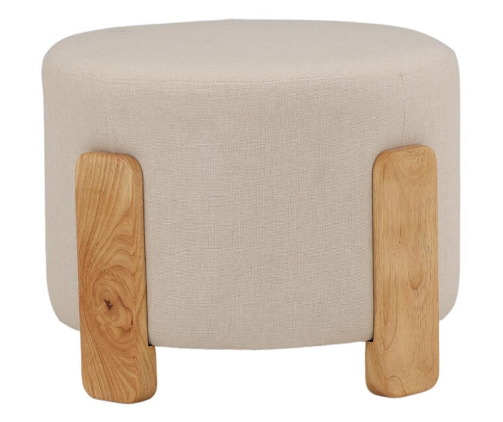 Puf Coffey Bijeli & Hrast 50 cm - 2