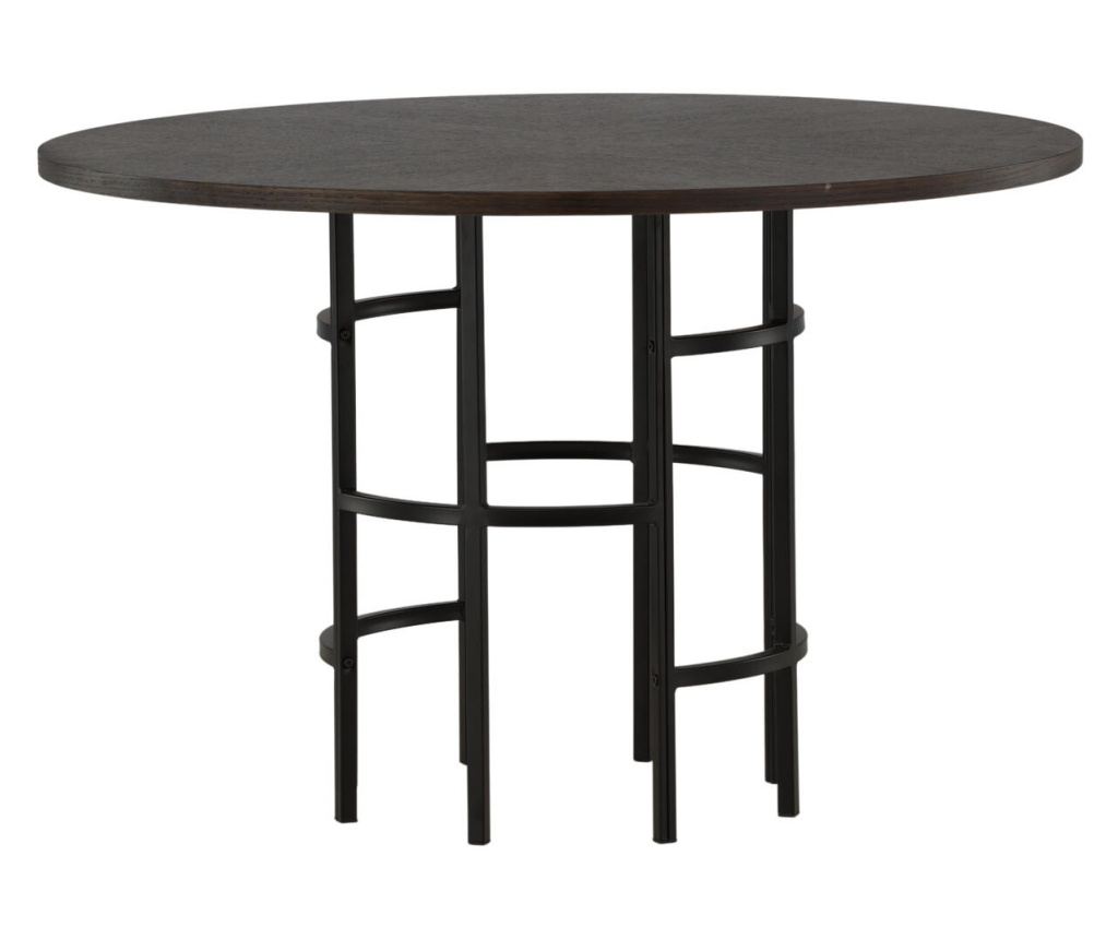 Blagovaonski stol Copenhagen smeđi i crni 115 cm - 2