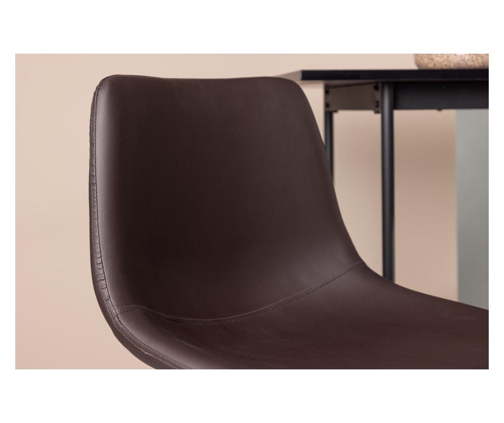 Barska stolica Alexi smeđa i crna 47 cm - 6