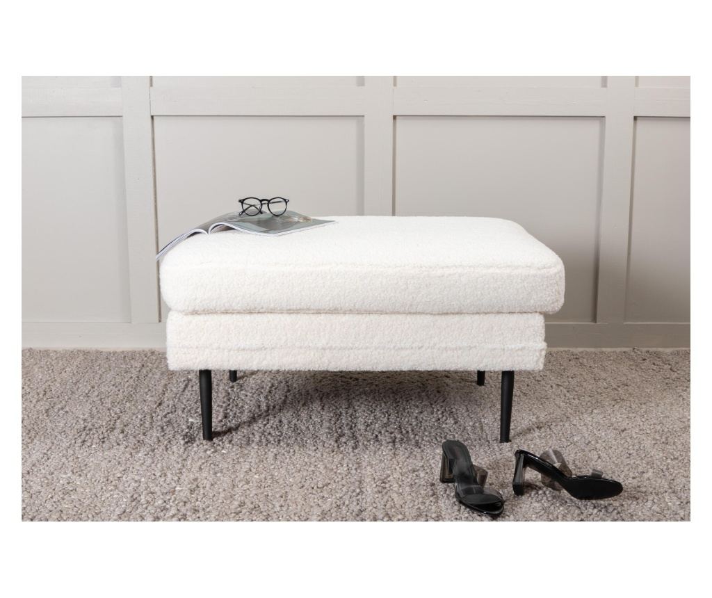 Tabure Boom Bijelo & Crno 90 cm - 4