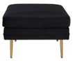 Tabure Ottoman Boom Crno & Zlatno 90 cm thumbnail 3