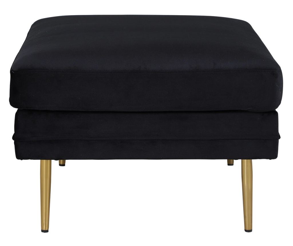 Tabure Ottoman Boom Crno & Zlatno 90 cm - 3
