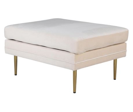 Taburet Boom béžová a zlatá 90 cm