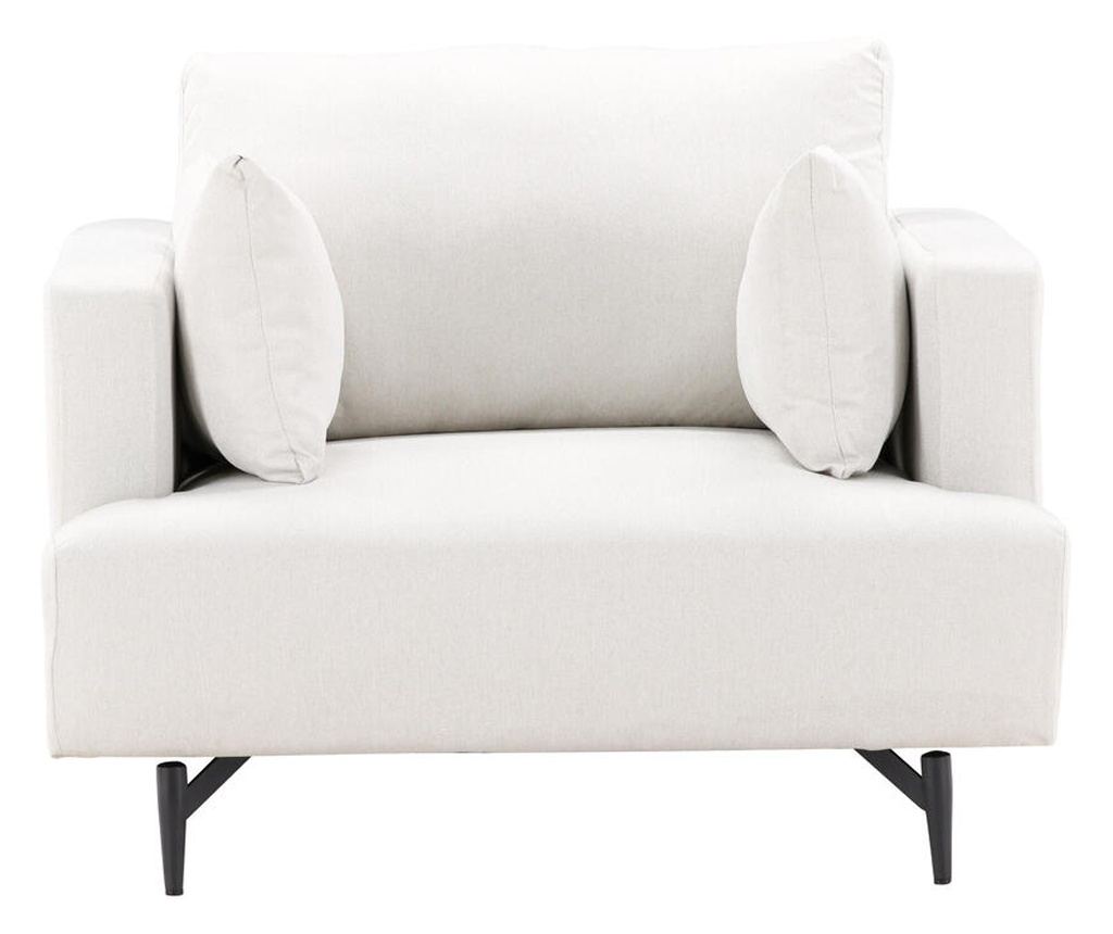 Fotelja Sofia Bijela i Crna 104 cm - 2