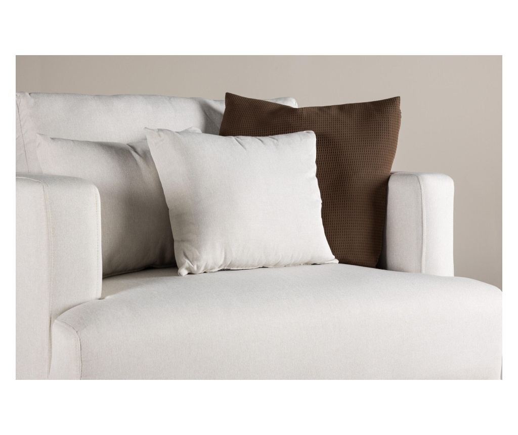 Fotelja Sofia Bijela i Crna 104 cm - 5