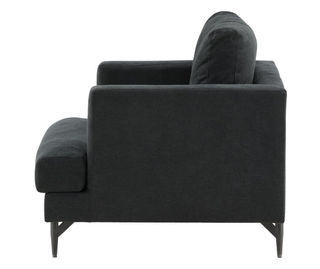 Fotelja Sofia Crna 104 cm - 3