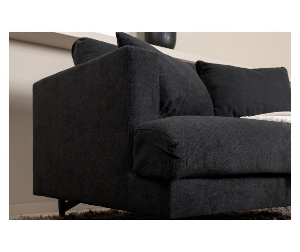 Fotelja Sofia Crna 104 cm - 7