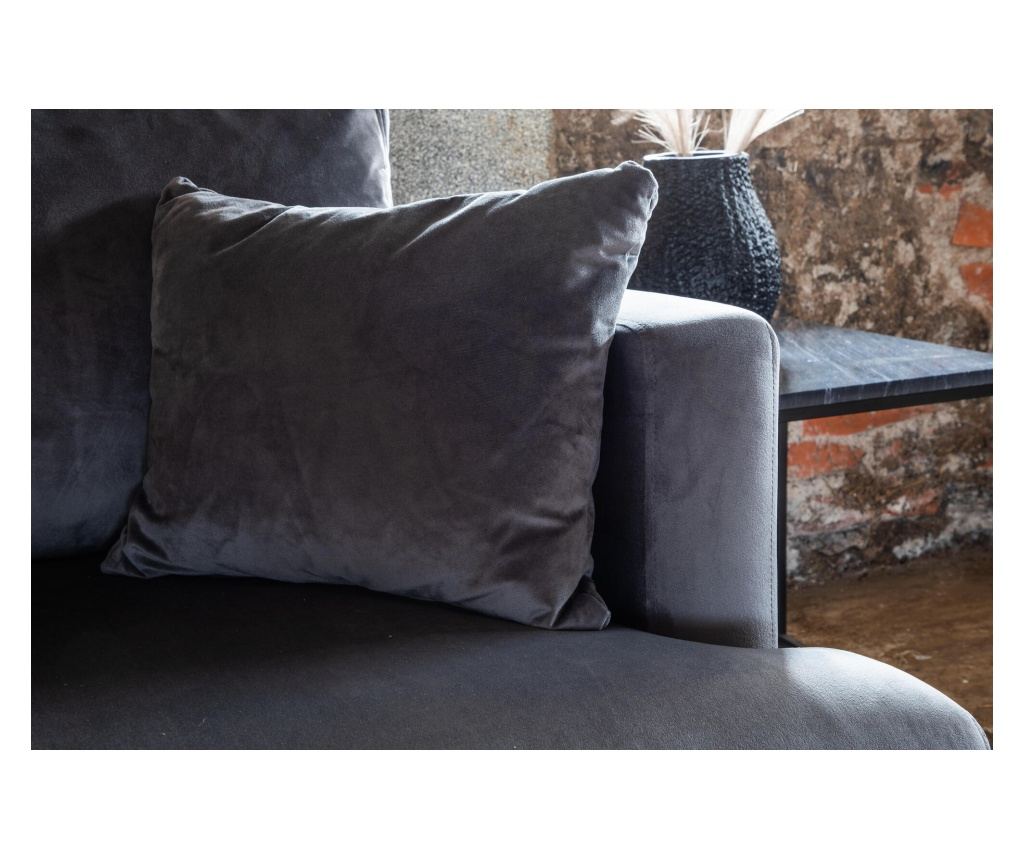 Fotelja Sofia Tamno siva i crna 104 cm - 6