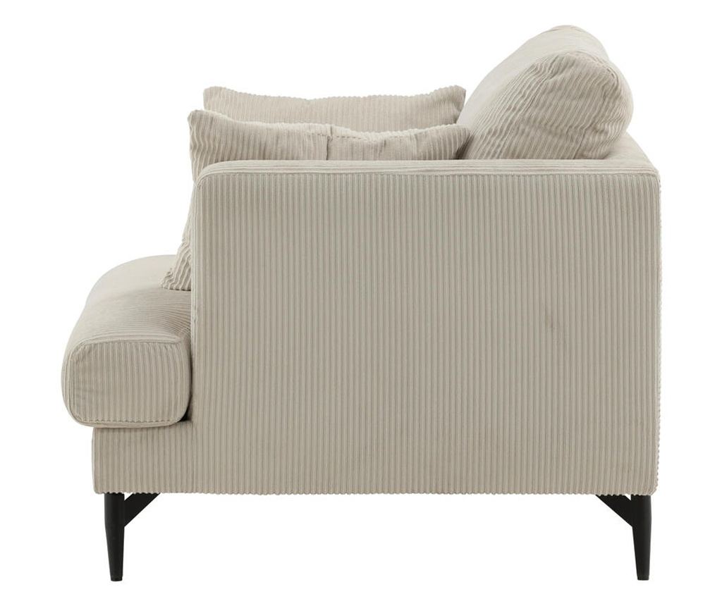 Fotelja Sofia Bež & Crna 104 cm - 3