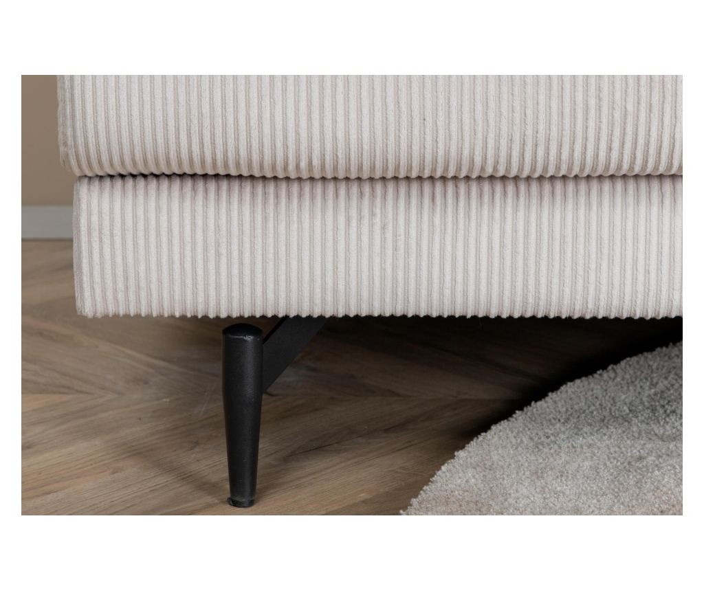 Fotelja Sofia Bež & Crna 104 cm - 9