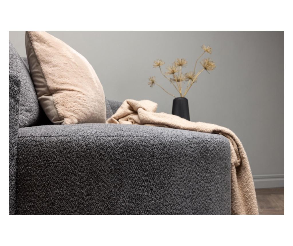 Fotelja Kelso Siva i Crna 110 cm - 5