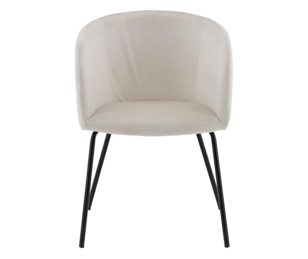 Blagovaonska stolica Berit krem i crna 55 cm - 2
