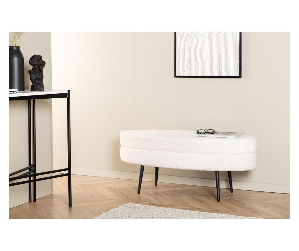 Tabure Otto Creme & Black 100 cm - 4