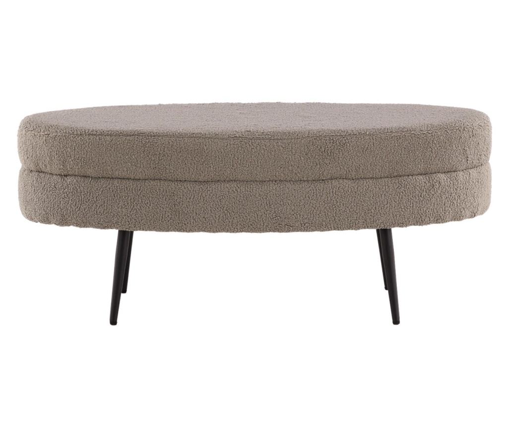 Tabure Otto sivi i crni 100 cm - 2