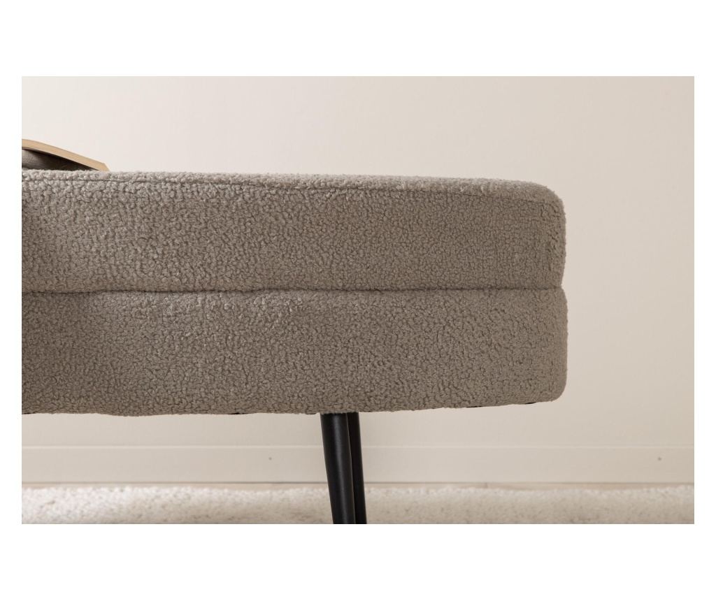 Tabure Otto sivi i crni 100 cm - 6