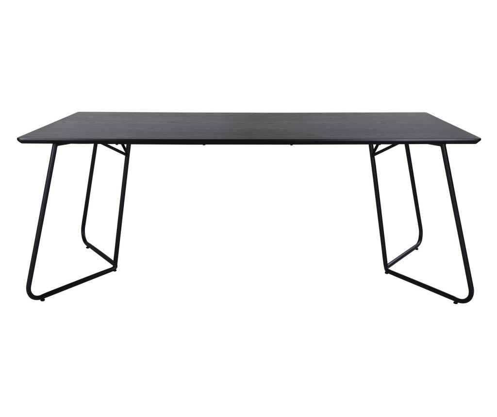 Blagovaonski stol Petra crni 90 cm - 2