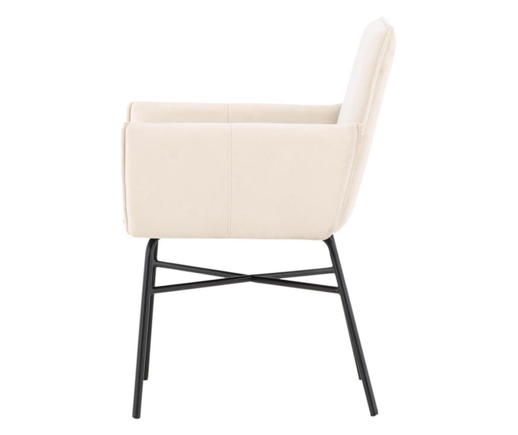 Blagovaonska stolica Petra bež & crna 57 cm - 3
