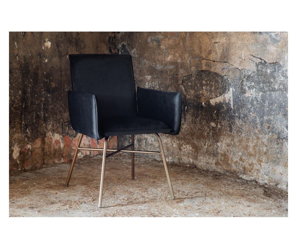 Blagovaonska stolica Petra crno-zlatna 57 cm - 4