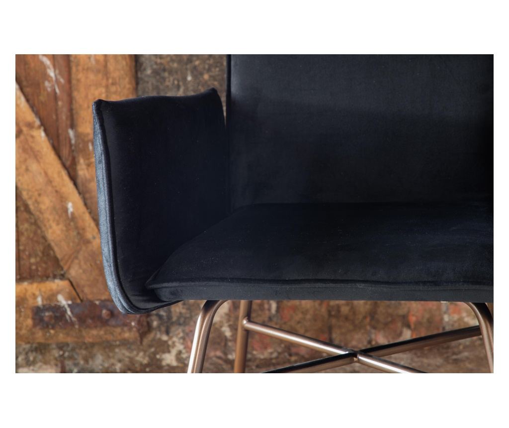Blagovaonska stolica Petra crno-zlatna 57 cm - 7