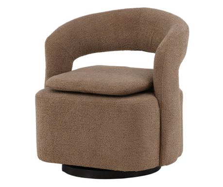 Křeslo Laurel hnědé a černé 69 cm