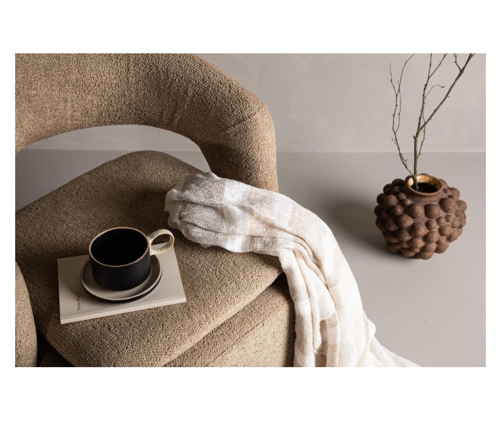 Fotel Laurel barna és fekete 69 cm - 5