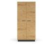 Modesto tölgy és fekete ruhásszekrény, 92 cm thumbnail 3