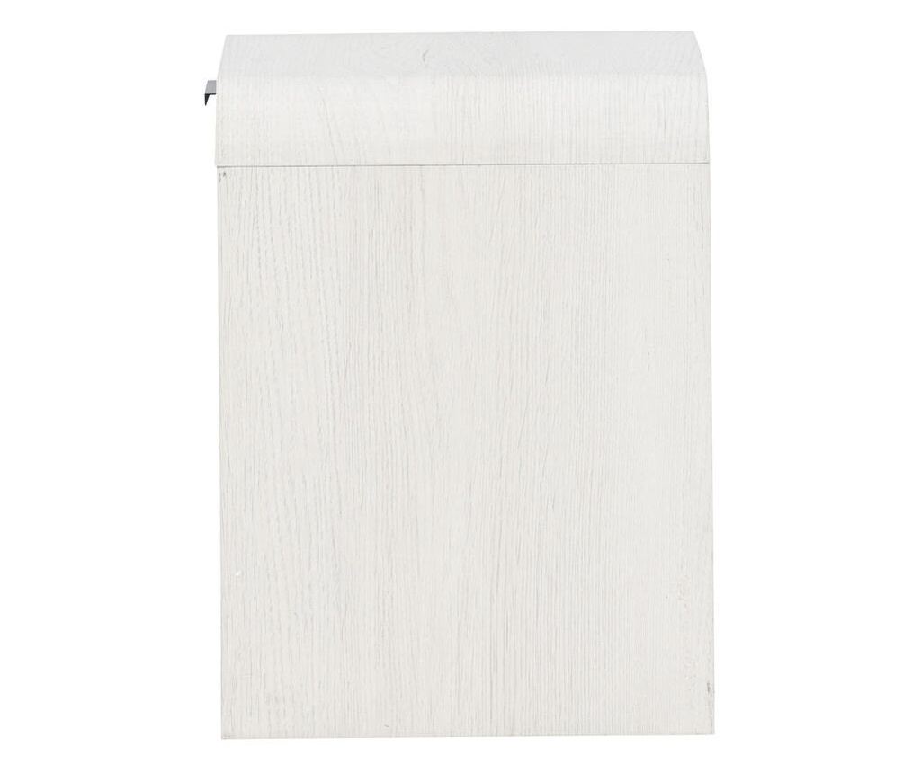 Lyngdal éjjeliszekrény, fehér, 40 cm - 3
