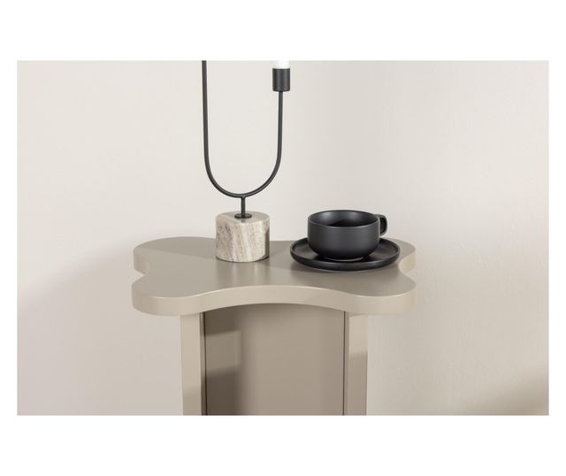 Помощна масичка Molde бежова 30 см