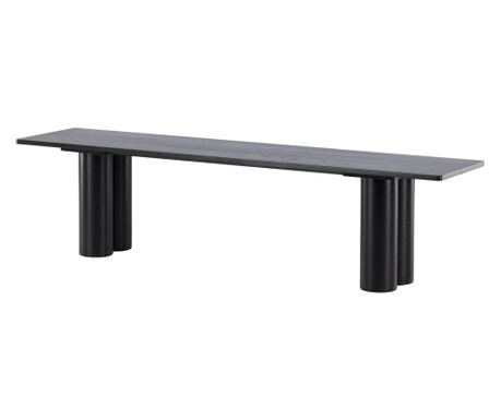 Lavice Olivia černá 180 cm