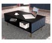 Coffee Table Ravenna F Black & Blue & Gold 90 cm