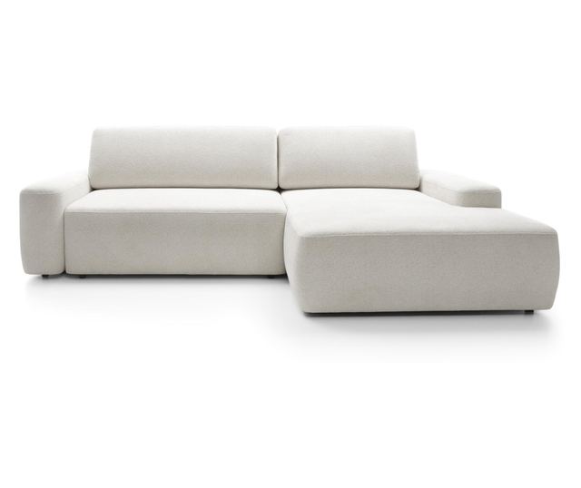 Ъглов диван Bouli Creme & Black 264 см