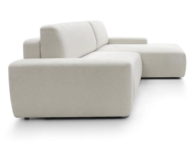 Ъглов диван Bouli Creme & Black 264 см