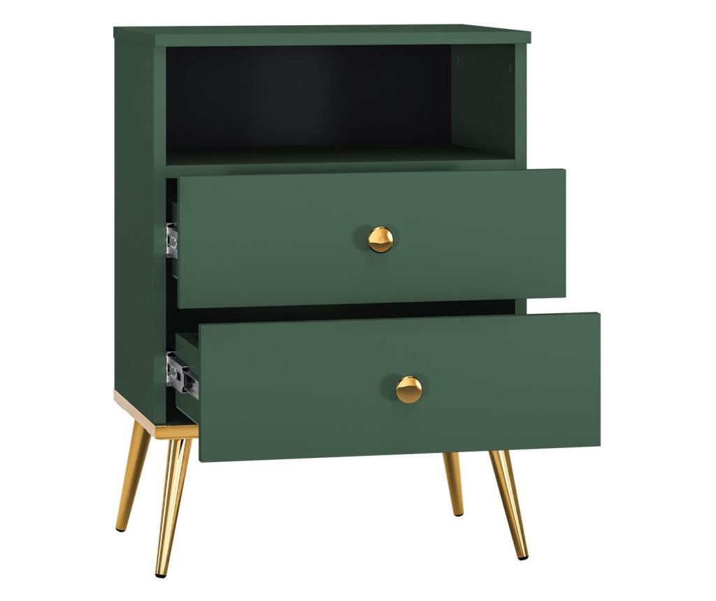 Éjjeliszekrény Fort Green & Gold 50 cm - 2