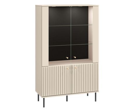 Showcase Sophie bézs 92 cm