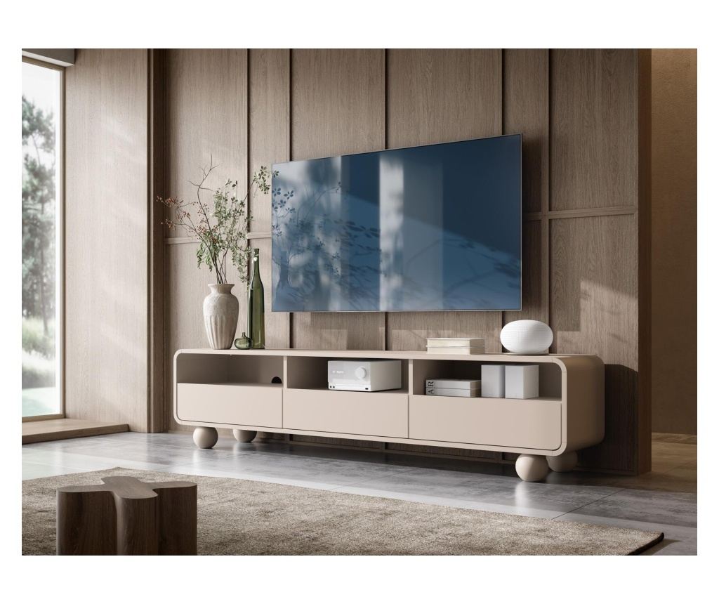 Tv állvány Albion Bézs 180 cm - 4