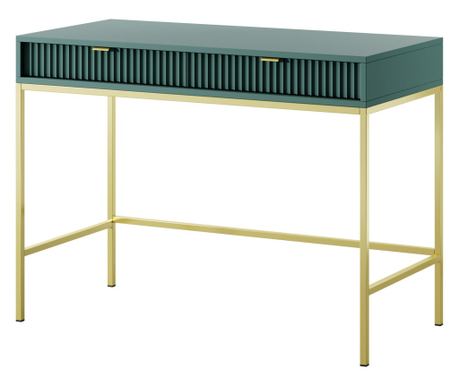 Konzolni stolić Avon zeleni i zlatni 104 cm