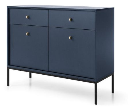 Komoda Mono mornarsko plava i crna 104 cm