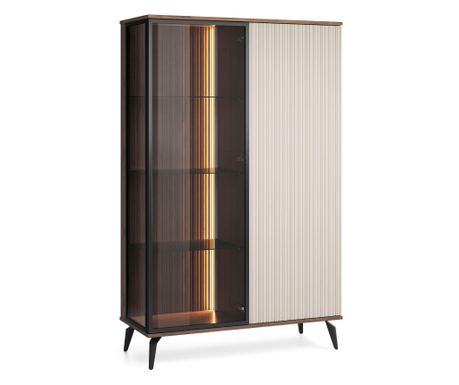 Vitrina Vici Bej & Negru 103 cm