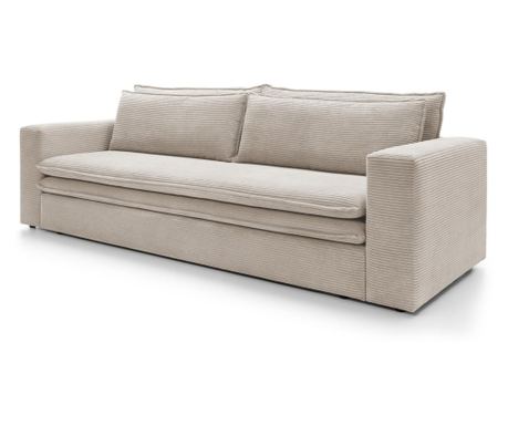 Sofa Tilia Krém és Fekete 244 cm